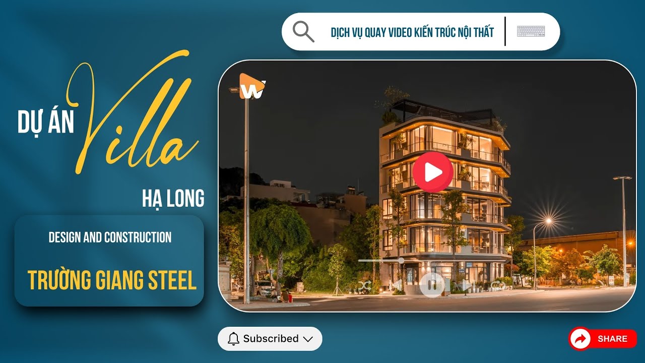 Quay video nội thất nhà khung thép 6 tầng tại Hạ Long, Quảng Ninh - Media WinWin